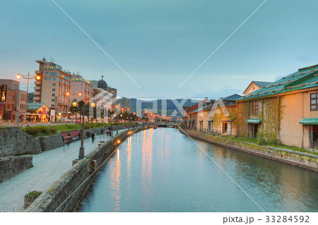 Old Warehouse along Otaru Canal, Famous Landmark 33284592
