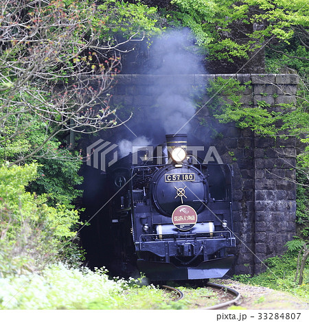 新緑の磐越西線SL 新緑の磐越西線SL 33284807