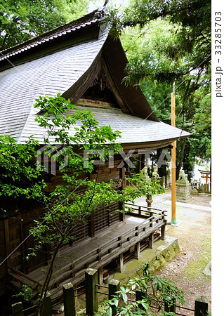 諏訪神社系　古大穴神社（ふるおおあなじんじゃ）社殿 33285703