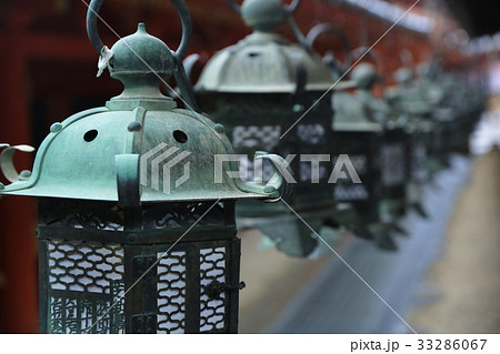 Bronze lanterns at Kasuga Taisha in Nara 33286067