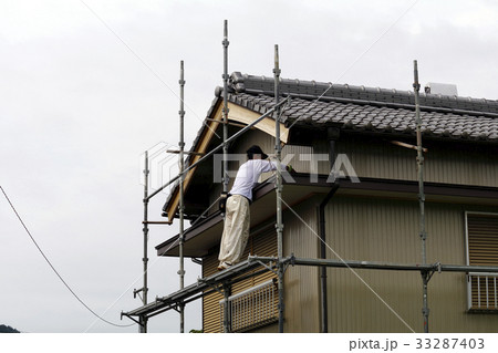 建築塗装足場養生工事 33287403