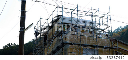 建築塗装足場養生工事 建築塗装足場養生工事 33287412