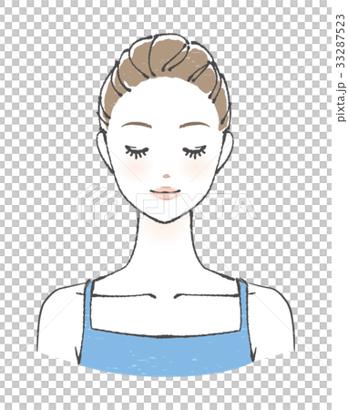 Beauty woman eyes closed Beauty woman eyes closed 33287523
