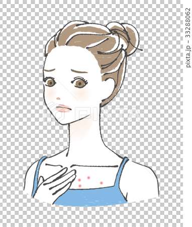 ニキビ　胸元 33288062
