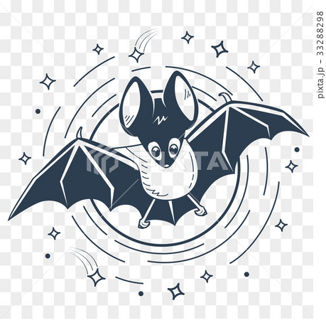 silhouette of bats night 33288298