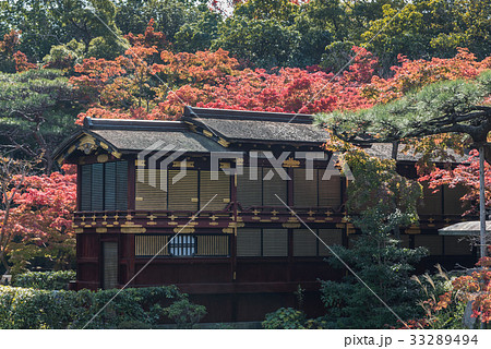 神戸 秋の相楽園の船屋形 神戸 秋の相楽園の船屋形 33289494