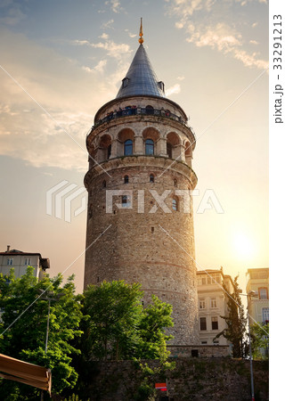Galata Tower at sunset Galata Tower at sunset 33291213