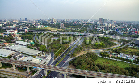 Motorway, Bangkok to Suvarnabhumi Airport,  Aerial 33291283