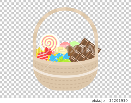 Candy Basket Stock Illustration