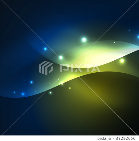 Illuminated neon waves Illuminated neon waves 33292656