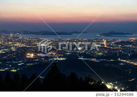 福岡市街夜景（福岡） 33294086