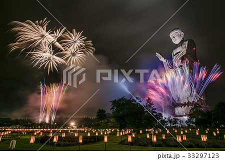 牛久大仏万燈会 花火 牛久大仏万燈会 花火 33297123