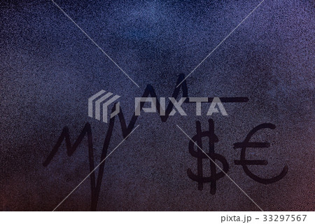 Concept main currency graph 33297567