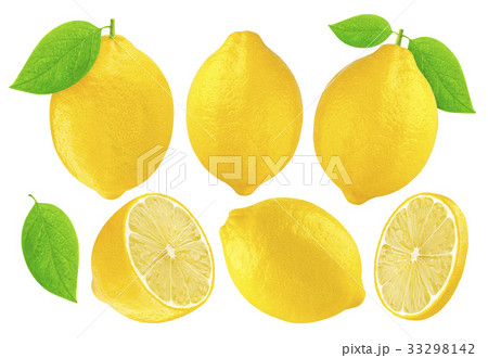 Lemons collection isolated on white background Lemons collection isolated on white background 33298142
