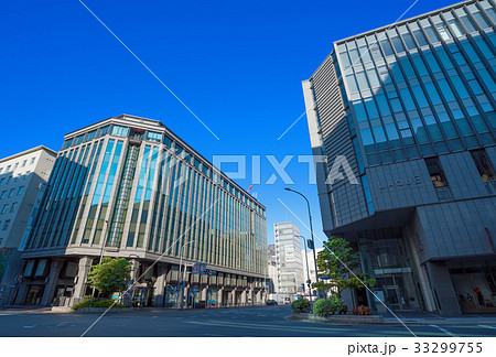 四条烏丸 交差点の写真素材 四条烏丸 交差点の写真素材
