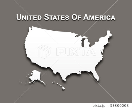 Map of United state of america 33300008