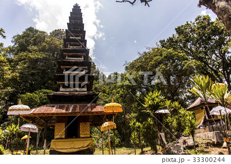 Indonesia Bali temple of local people in Jungle by Indonesia Bali temple of local people in Jungle by 33300244