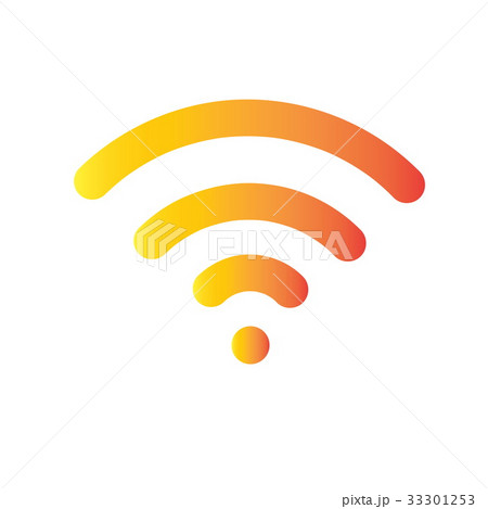 wifi icon vector, Wireless internet sign isolated 33301253