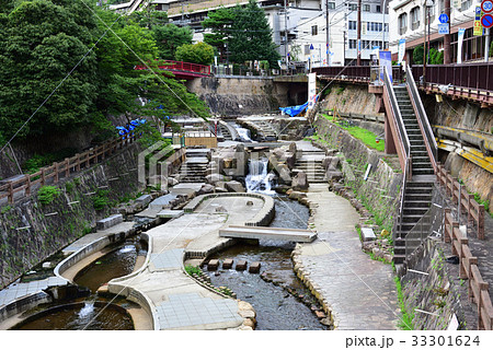 有馬町　有馬川親水広場の風景 33301624