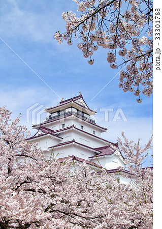 春の鶴ヶ城(会津若松市) 春の鶴ヶ城(会津若松市) 33301783