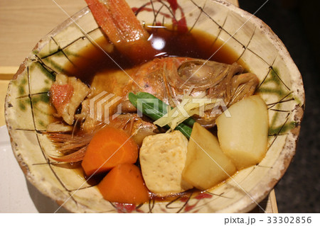 set of japanese Tail Snapper with vegetable 33302856