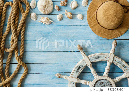 Travel tourism objects isolated top view vacation Travel tourism objects isolated top view vacation 33303404