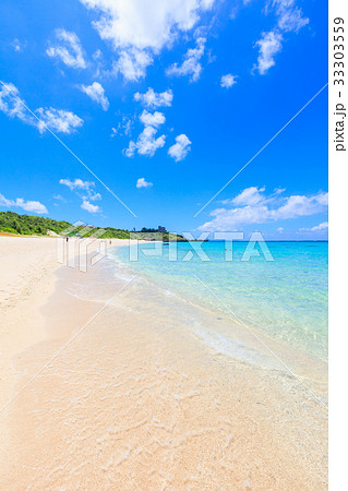 長浜ビーチ　海　沖縄 33303559