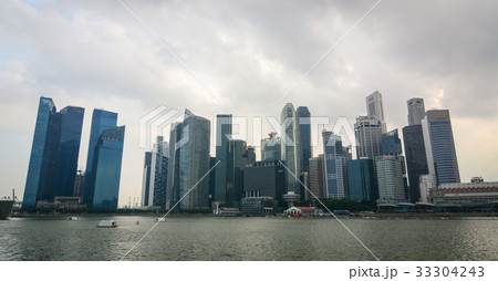 Finance district in Singapore 33304243