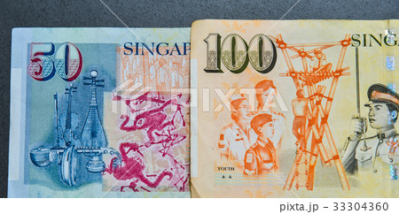 Singapore banknote dollar (SGD) 33304360