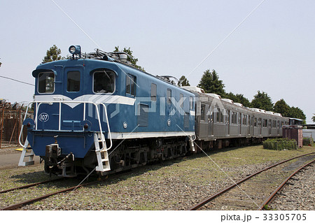 秩父鉄道デキ100と東急車の連結 33305705