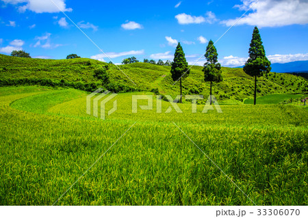 扇棚田　熊本県産山村 33306070