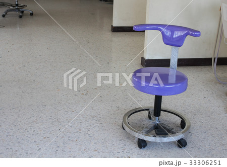 Modern dentist chair in a medical room. Modern dentist chair in a medical room. 33306251