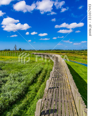 世界遺産　スホクラントとその周辺　古い港の跡　オランダ 33307443