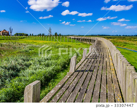 世界遺産　スホクラントとその周辺　古い港の跡　オランダ 33307447