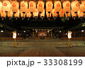 神社の提灯 33308199