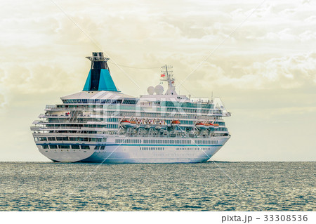 Cruise liner entering Baltic sea Cruise liner entering Baltic sea 33308536