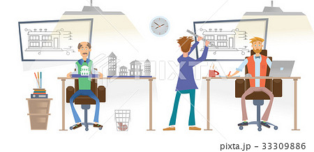 Architectural Bureau. Architects work with Architectural Bureau. Architects work with 33309886