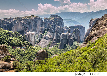 Nice view of Meteora in Greece Nice view of Meteora in Greece 33310566