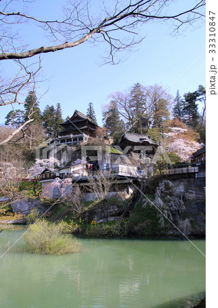 春の福満虚空蔵尊円蔵寺（柳津町） 33310847