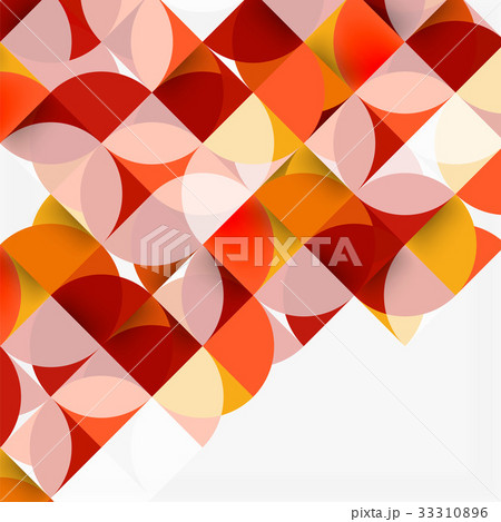 Modern geometrical abstract background circles 33310896
