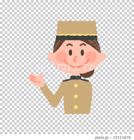 A smiling hotel staff A smiling hotel staff 33311676