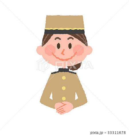 笑顔で応対するホテルスタッフ 笑顔で応対するホテルスタッフ 33311678