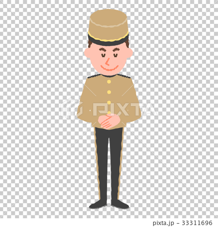 Hotel Staff To Bow Stock Illustration