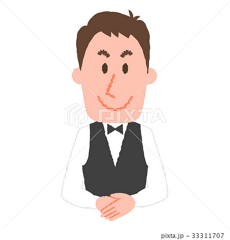 笑顔で応対するホテルスタッフ 笑顔で応対するホテルスタッフ 33311707