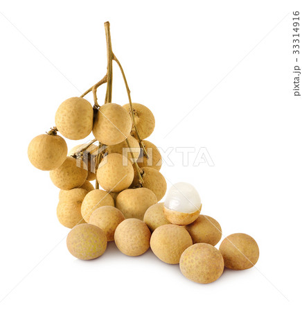 longan on white background longan on white background 33314916