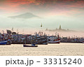 morning fishing boats village at Thailand 33315240