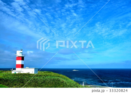 宗谷岬灯台　日本最北端の地　（稚内市） 33320824