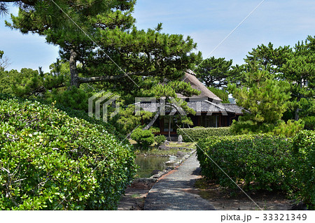 温山荘園　茶室風景 33321349