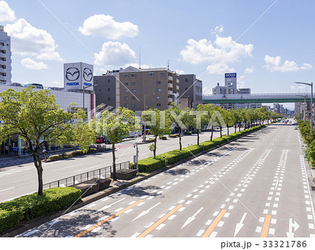 名古屋市西区都市風景 城西1丁目南交差点付近　国道22号線　菊ノ尾通り 33321786