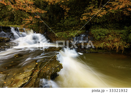紅葉の宮島峡 一の滝 紅葉の宮島峡 一の滝 33321932